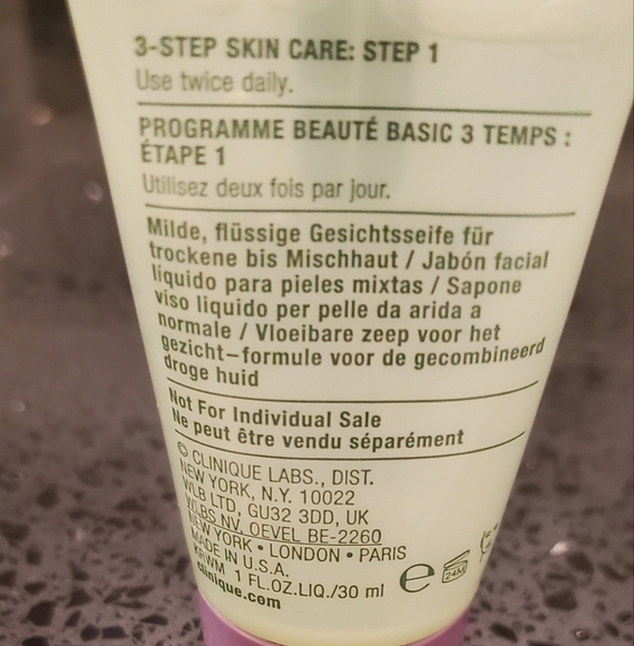 💚5/$25 Clinique All About Clean Liquid Facial Soap Mild 1oz - Picture 4 of 4